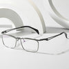 Zulma Titanium Vintage Square Flip Cover Eyeglasses Frame