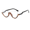 Ag Vintage Semi-Rimless Cat Eye Glasses Frame