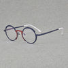 Aishia Titanium Round Glasses Frame