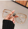 Alva Oversize Square Glasses Frame