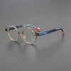 Ansley Retro Round Acetate Glasses Frame