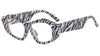 Antonia Zebra Print Glasses Frame