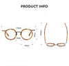 Mika Titanium Vintage Round Eyeglasses Frames