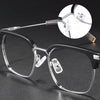 Lorian Retro Titanium Square Glasses Frame