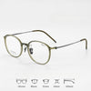 Titanium Vintage Round Eyeglasses Frames L9113