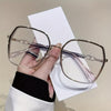 WOMEN'S FASHION LARGE FRAME GLITTER ANTI-BLUE LIGHT GLASSES