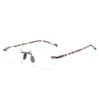 FASHION HD FRAMELESS SQUARE ANTI-BLUE LIGHT READING GLASSES