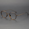 Titanium Geometric Glasses Frame  KMN7310