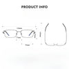 Dabu Retro Titanium Square Glasses Frame