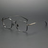 Aran Retro Titanium Square Glasses Frame