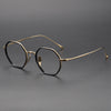 Quan Titanium Geometric Glasses Frame