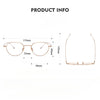 Titanium Round Glasses Frame  Chord E