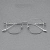 Wing Titanium Geometric Glasses Frame