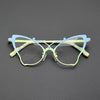 Belinda Cat Eyes Titanium Glasses Frame