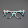 Belinda Cat Eyes Titanium Glasses Frame