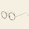 Betty Retro Round Plastic Titanium Glasses Frame