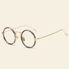 Betty Retro Round Plastic Titanium Glasses Frame