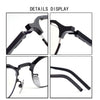 Titanium Geometric Glasses Frame ZY 04T