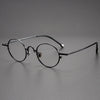 Briar Titanium Vintage Round Eyeglasses Frames