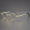 Briar Titanium Vintage Round Eyeglasses Frames