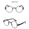 Buck Vintage Steampunk Round Glasses Frame