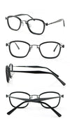 Brimm Retro Titanium Square Glasses Frame