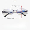 SMART ZOOM ANTI-BLUE LIGHT FRAMELESS READING GLASSES