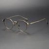 Titanium Vintage Round Eyeglasses Frames Bacchus