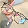 Retro Titanium Square Glasses Frame SM8045