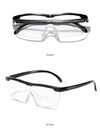 DUAL FOCUS READING GLASSES WITH SINGLE AND BIFOCAL LENS