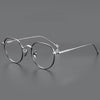 Titanium Vintage Round Eyeglasses Frames ST3125