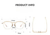 Hayter Titanium Vintage Oval Eyeglasses Frame