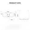 Chan Retro Titanium Square Glasses Frame