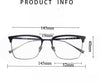 Retro Titanium Square Glasses Frame WALOORF