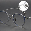 Titanium Vintage Round Eyeglasses Frames Bacchus