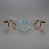 Cris Acetate Half Rectangle Glasses Frame