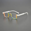 Cris Acetate Half Rectangle Glasses Frame