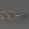 Yan Titanium Vintage Round Eyeglasses Frame