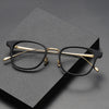 Yaber Titanium Vintage Square Eyeglasses Frame