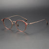 Titanium Vintage Round Eyeglasses Frames Bacchus