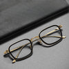 Coker Retro Titanium Square Glasses Frame