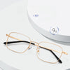 Retro Titanium Square Glasses Frame 89166