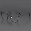 Retro Titanium Square Glasses Frame 121219