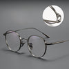 Oudom Titanium Vintage Round Eyeglasses Frame