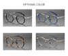 Titanium Vintage Oval Eyeglasses Frames M43