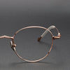 Titanium Vintage Oval Eyeglasses Frames EP