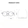 Titanium Vintage Round Eyeglasses Frames PHI