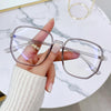 Oversize Women Square Glasses