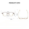 Titanium Vintage Round Eyeglasses Frames 202315