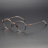 Titanium Vintage Oval Eyeglasses Frames EP